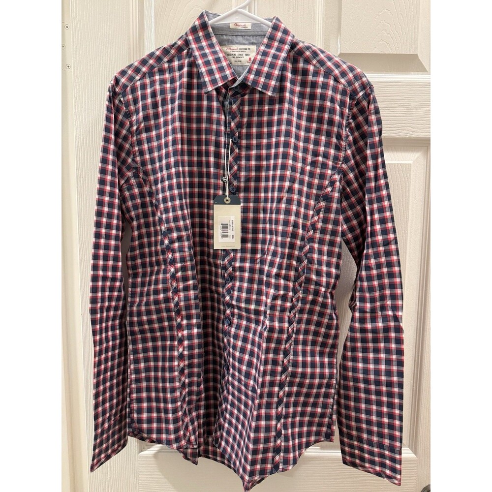 NWT 7 Diamonds "Love is Eternal" Button Down flannel Size Small MSRP: $109.00